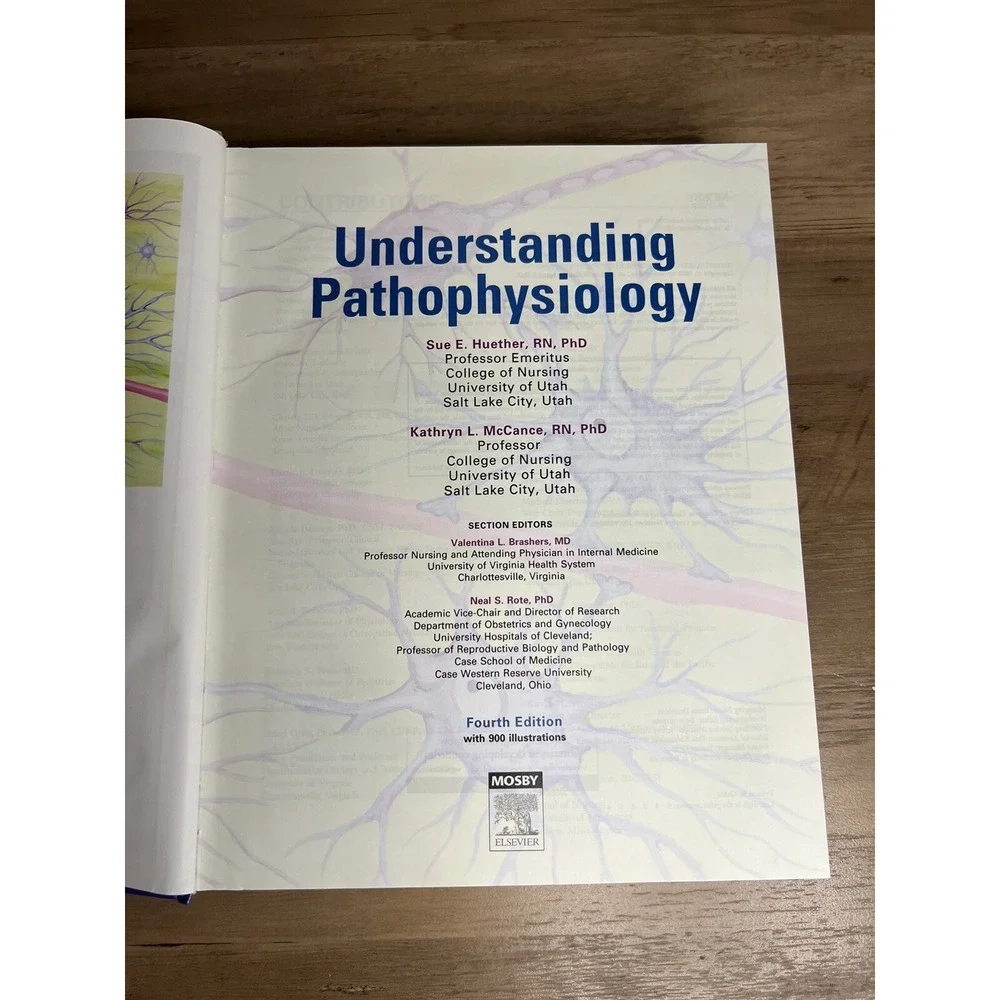 Understanding Pathophysiology Fourth Edition Hardcover Used Very Good Condition